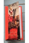 Sternkopf-Engel Karte "Himmlische Weihnachten", rot